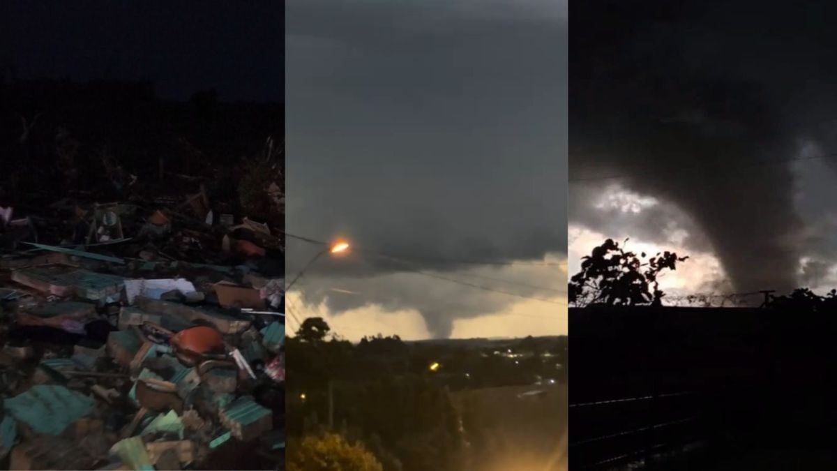 🔴 Tornado gigante em Giruá: “Teremos… | Dimensões maiores ao amanhecer”